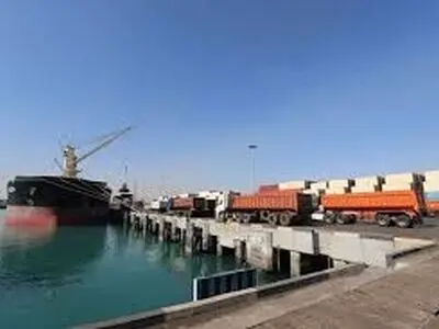  ورودی اسکله رجایی بندرعباس زیر آب رفت + فیلم