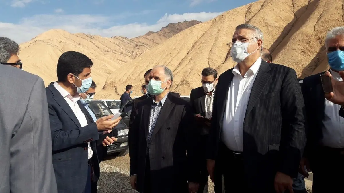 بازدید وزیر دادگستری از طرح راهسازی گرمسار _ فیروزکوه