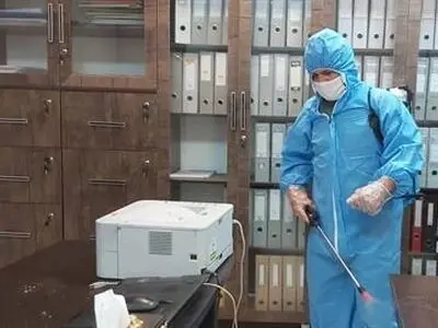 ضدعفونی و توزیع ماسک در روستاهای غیزانیه توسط پتروشیمی امیرکبیر + فیلم