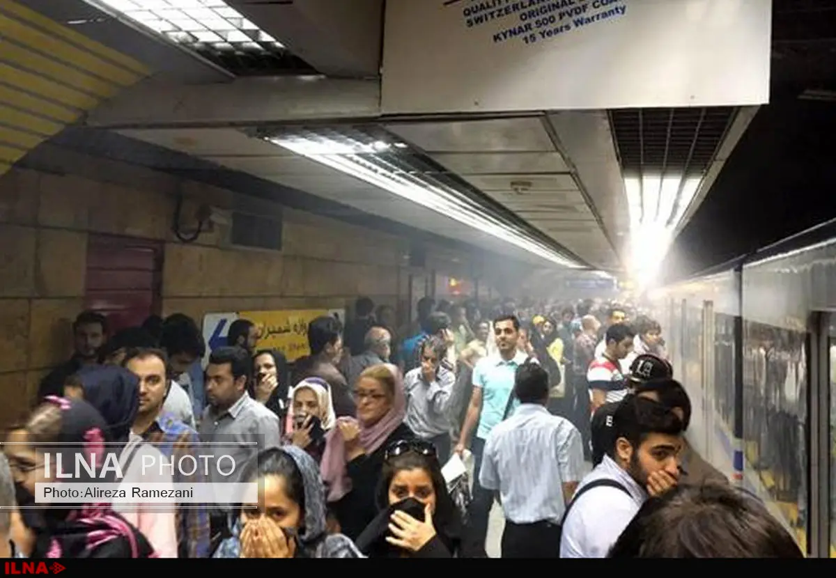 نقص فنی در قطار خط ۴ متروی تهران