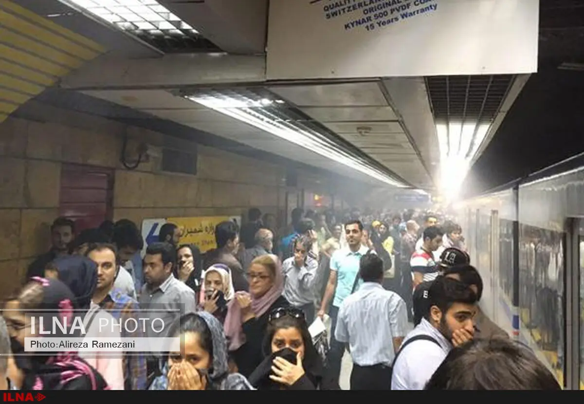نقص فنی در قطار خط ۴ متروی تهران