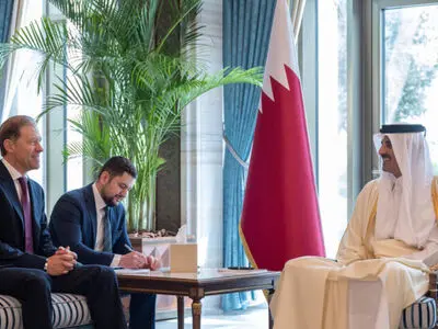 دیدار معاون اول نخست‌وزیر روسیه با امیر قطر در دوحه
