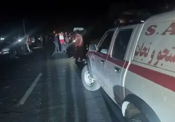 حادثه تصادف در فهرج ۵ کشته و ۱۴ مصدوم برجا گذاشت