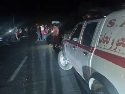 حادثه تصادف در فهرج ۵ کشته و ۱۴ مصدوم برجا گذاشت